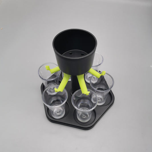 Shot Dispenser + Gratis 6 shotgläser